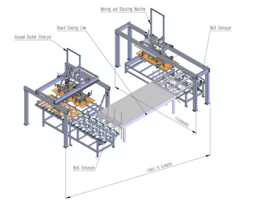 खरीदें कृत्रिम बोर्ड उत्पादन लाइन लघु चक्र प्रेस 400L मिन गैस स्रोत online manufacture