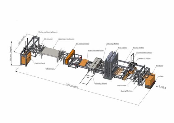 गुणवत्ता  MDF Boards HDF Boards Laminate Hot Press Machine For Plywood 1600 Ton फैक्टरी